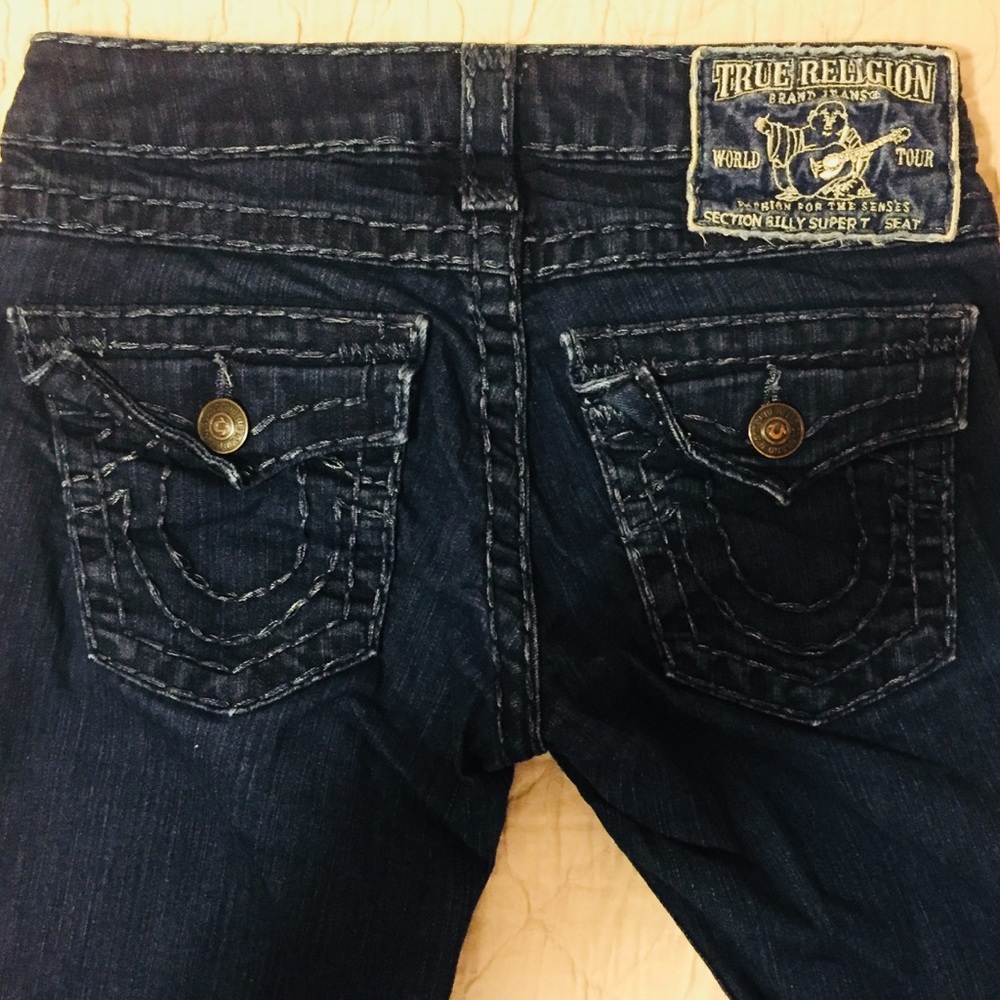 True Religion Billy Super T Straight Leg Jeans